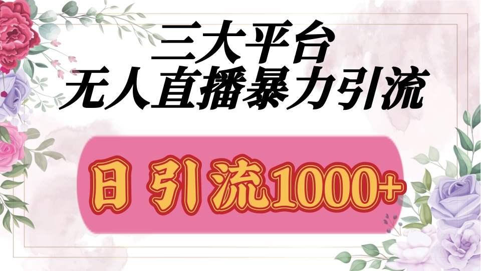 抖音，快手，视频号全平台通用，无人直播引流法，利用图片,模板,整套话术挂机全天支持矩阵操作，无限设备多开，超暴力引流，1000+高质量精准创业粉-金点子优创