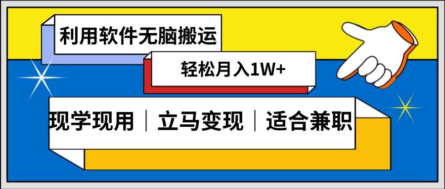 低密度新赛道 视频无脑搬 一天1000+几分钟一条原创视频 零成本零门槛超简单-金点子优创