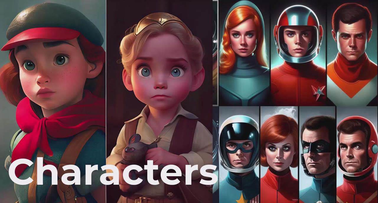 掌握 MidJourney V5 AI + ChatGPT创建一致的角色设计图像-22节课-中英字幕-金点子优创